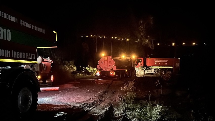 Hatay'da ormanlık alandaki yangın söndürüldü - Resim : 2