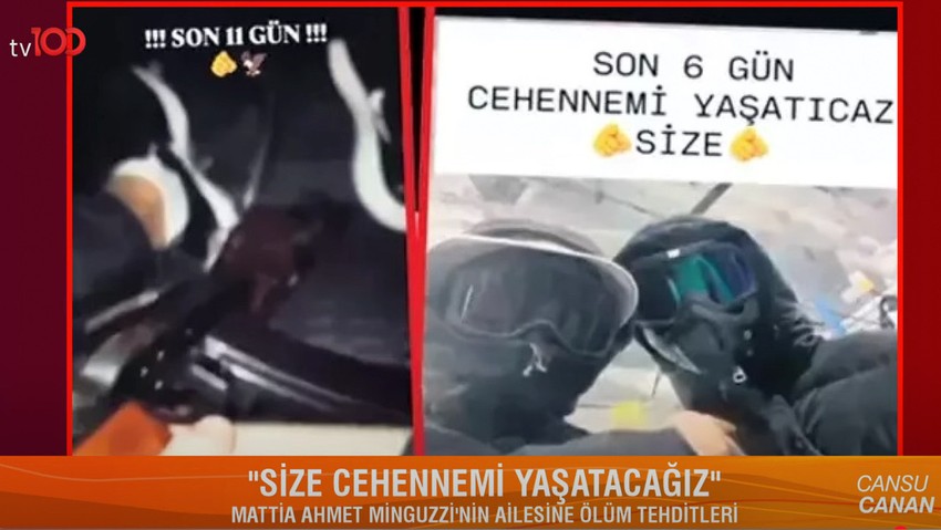 Ata Emre ve Ahmet Minguzzi'nin acılı anneleri tv100'e konuştu! Şoke eden tehdit mesajları... Yasemin Minguzzi canlı yayında isyan etti, tv100 muhabiri gözyaşlarını tutamadı - Resim : 1