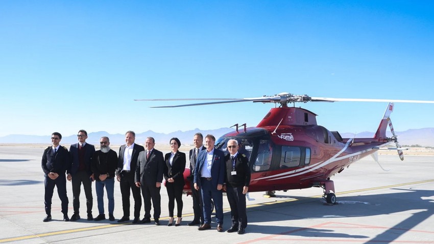 Türkiye ile KKTC arasında 'taksi helikopter' seferleri başladı - Resim : 1