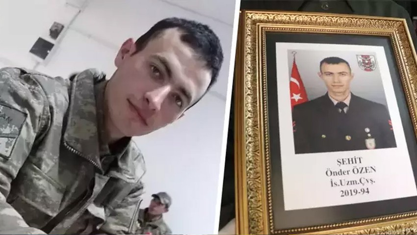 Irak'ın kuzeyinde mayın patlaması sonucu şehit olmuştu: Uzman Çavuş Önder Özen'e veda! Şehidin kızı minik Alya'nın sözleri yürek burktu: Toplu iğne babama batıyor - Resim : 4