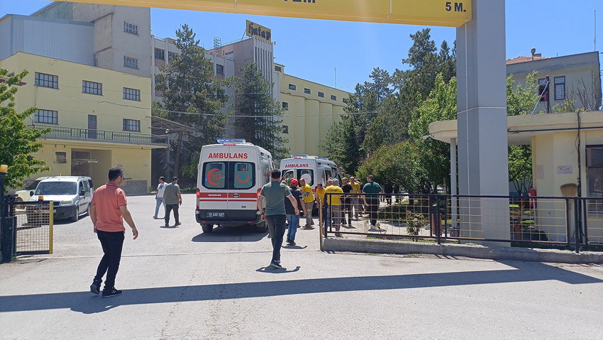 Çorum'da un fabrikasında korkutan patlama! - Resim : 1