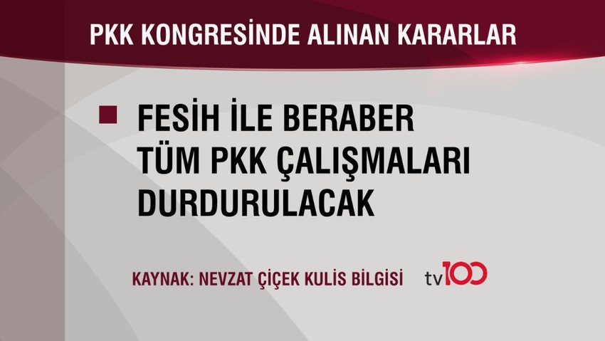 Terör örgütü nasıl silah bırakacak? PKK Kongresi’nin 4 kararı ilk kez tv100’de! İşte detaylar - Resim : 2