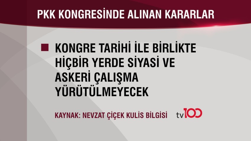 Terör örgütü nasıl silah bırakacak? PKK Kongresi’nin 4 kararı ilk kez tv100’de! İşte detaylar - Resim : 4