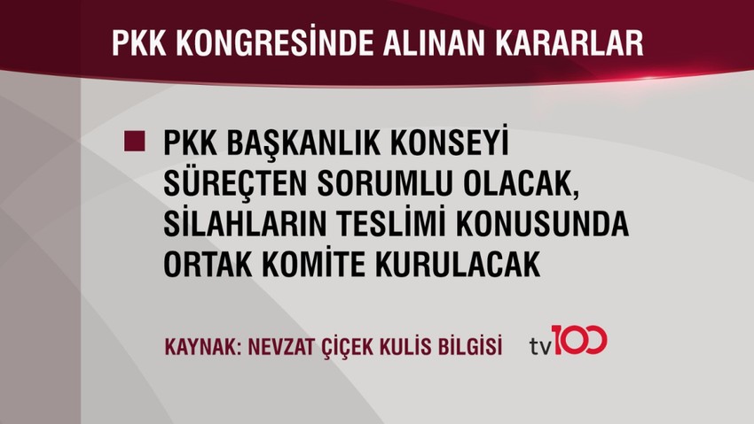 Terör örgütü nasıl silah bırakacak? PKK Kongresi’nin 4 kararı ilk kez tv100’de! İşte detaylar - Resim : 3