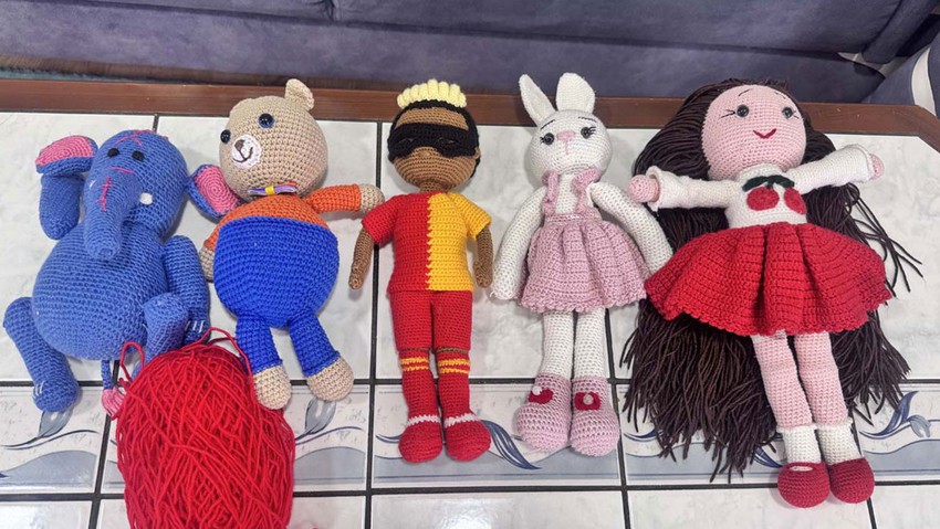 Galatasaray taraftarı çiftçi kadının Osimhen sevgisi kıskandırıyor! Osimhen için bebek ördü: “Yönetim para toplarsa destek olurum” - Resim : 5