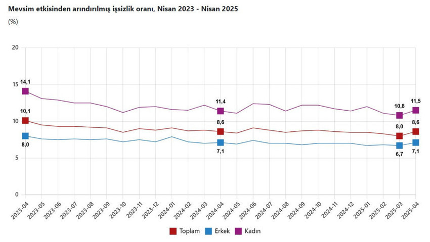 TÜİK işsizlik raporunu yayımladı - Resim : 2