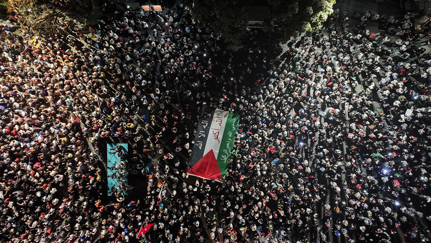 İstanbul Gazze için tek yürek! Binlerce insandan dünyaya çağrı! - Resim : 6