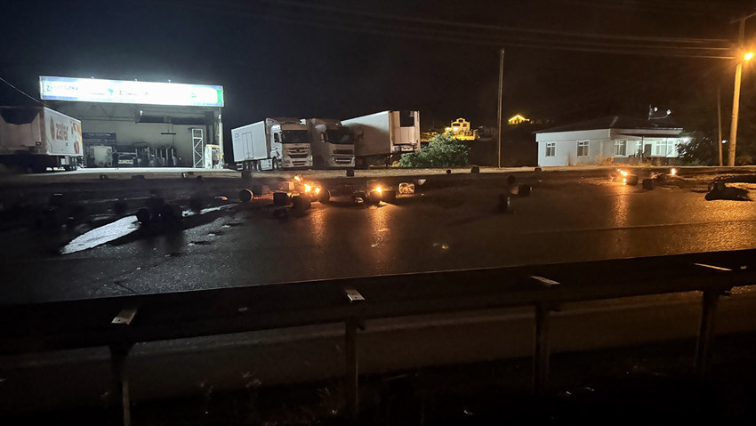 Samsun'da korku dolu anlar: Tır yangını faciaya yol açıyordu! 8 kilometre boyunca duramadı - Resim : 5