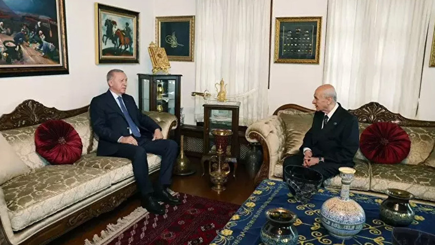 Ankara'da kritik zirve: Cumhurbaşkanı Erdoğan ve Bahçeli görüşmesi başladı - Resim : 2