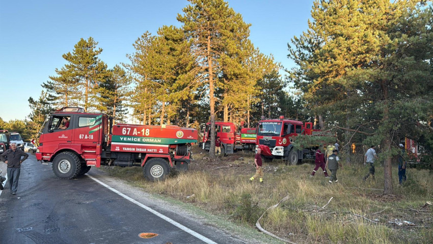Karabük’te korkutan yangın! Alevler ormana sıçradı - Resim : 1