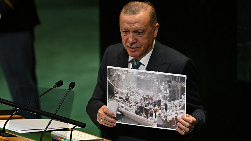 Cumhurbaşkanı Erdoğan'dan BM Genel Kurulu'nda tarihi konuşma: "Bu insanlığın dip noktasıdır" - Resim : 5