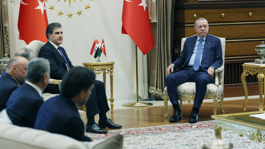 Cumhurbaşkanı Erdoğan, Barzani'yi kabul etti - Resim : 1