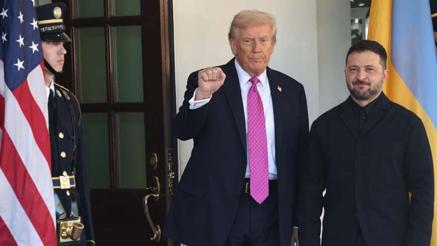 Washington'da kritik görüşme! Zelenskiy Beyaz Saray'da...Trump'tan dikkat çeken açıklamalar - Resim : 2