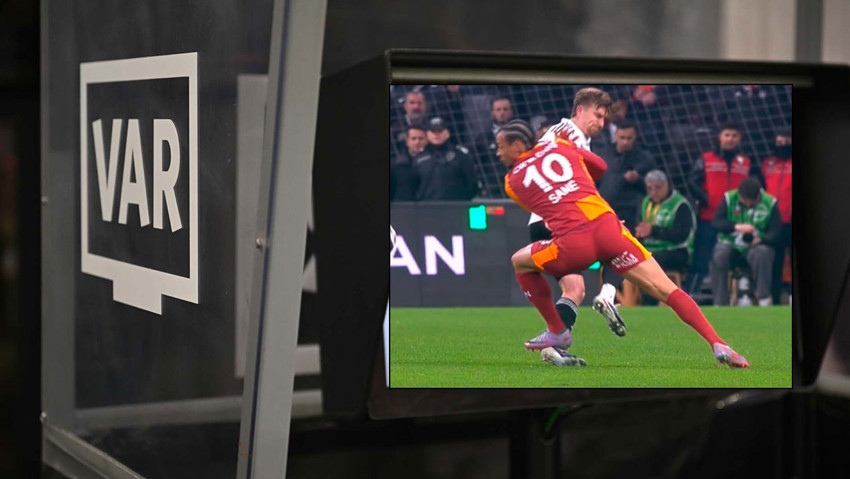 Beşiktaş- Galatasaray derbisinin VAR kayıtları açıklandı! İşte Sane'nin kırmızı kartında yaşananlar - Resim : 1