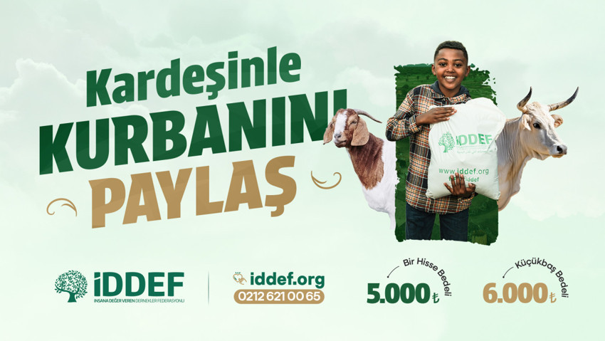 İDDEF &ldquo;Kardeşinle Kurbanını Paylaş&rdquo; kampanyasını başlattı: 4 milyon kişiye ulaşılacak - Resim : 2