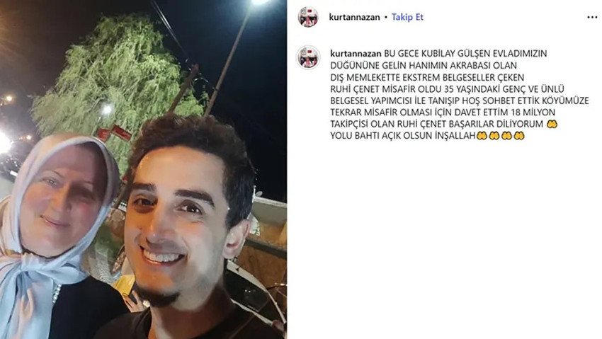 Hantavirüslü gemiden dönen Ruhi Çenet düğüne katıldı! Sosyal medyadan tepki yağdı: Ne yapıyorsun Ruhi? - Resim : 1