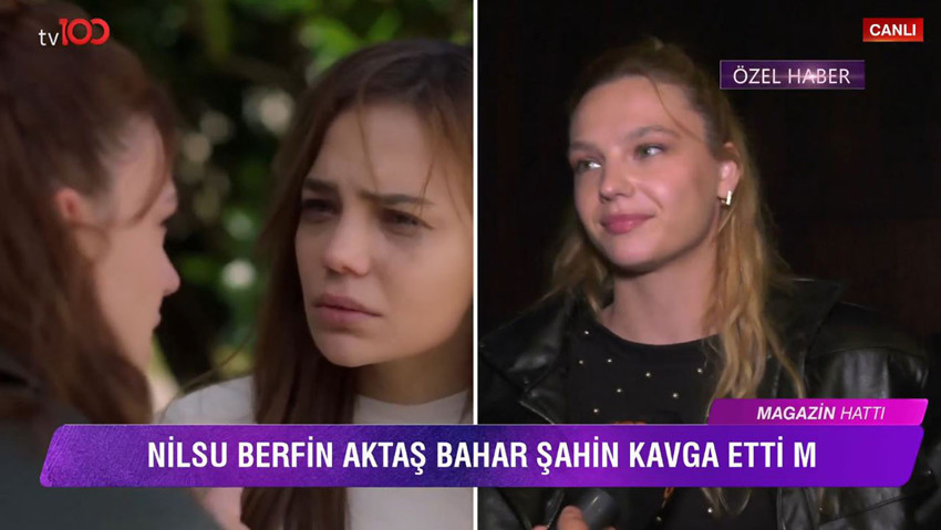 Nilsu Berfin Aktaş sessizliğini bozdu! Sette Bahar şahin ile kavga mı etti? - Resim : 4