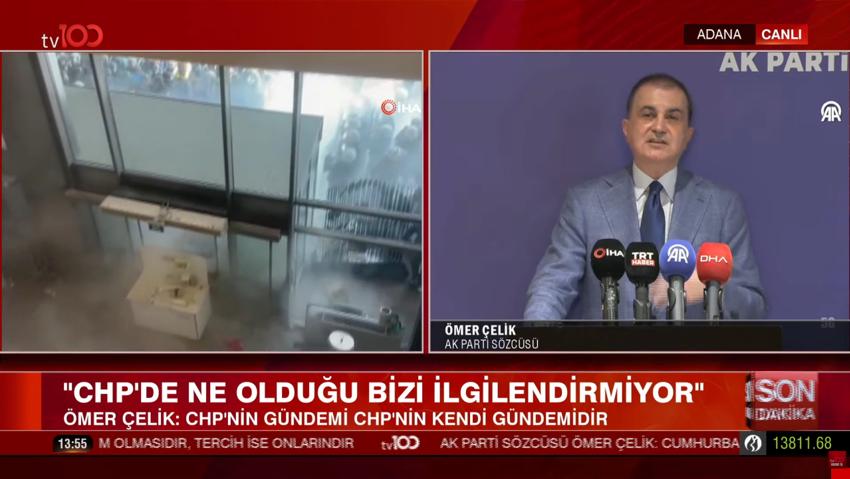Ömer Çelik'ten CHP'deki kaosa ilişkin açıklama! "CHP'de adaya kim veda etti, ilgilenmiyoruz" - Resim : 1