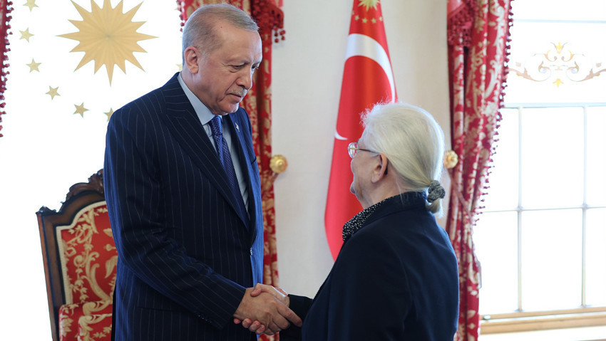 Cumhurbaşkanı Erdoğan, Menderes ve dava arkadaşlarının ailelerini kabul etti - Resim : 4
