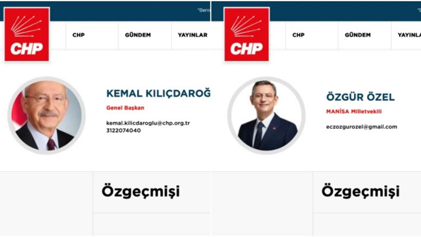 CHP'nin sitesinde değişiklik: Özel silindi, Kılıçdaroğlu geri döndü! - Resim : 1