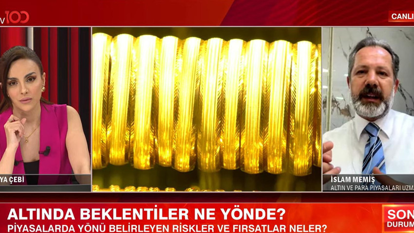 Altında beklenti ne yönde? İslam Memiş'ten altın yatırımcılarına tv100 ekranlarında kritik uyarı: Yıl sonuna kadar hazır olun! - Resim : 1