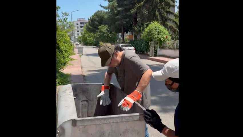Kimse onu tanıyamadı! Ünlü şarkıcı Çelik konteyner başında görüntülendi - Resim : 2