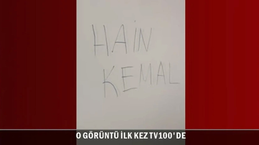 CHP Genel Merkezi duvarında "Hain Kemal" sloganı: Kimin yazdığı tespit edildi! Fırat: 4 farklı katta yazıldı - Resim : 1