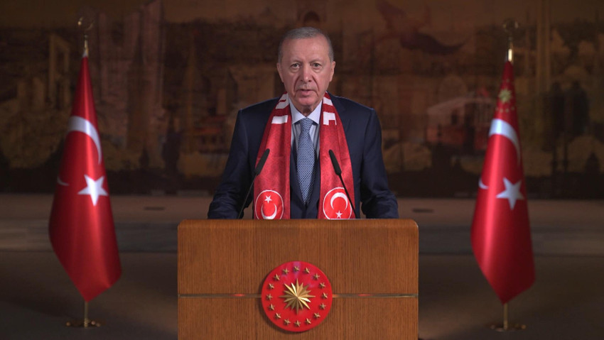 SON DAKİKA | Cumhurbaşkanı Erdoğan’dan A Millî Takım’a video mesaj: Yeni bir destan yazacağız - Resim : 1