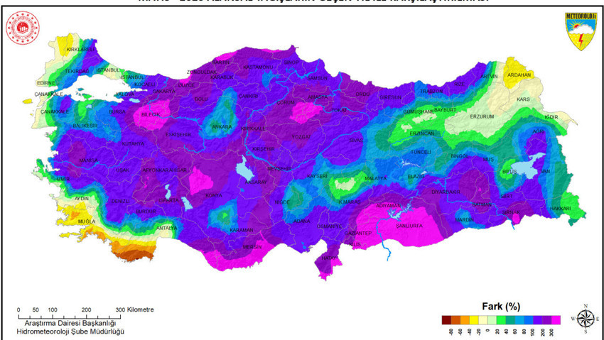 Türkiye'de adeta gök yarıldı: Yağışlarda son 33 yılın rekoru kırıldı! İşte en çok yağış alan il - Resim : 5