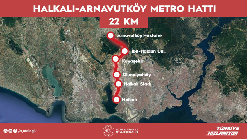 Halkalı-Arnavutköy Metro Hattı’nda sona gelindi! İstanbul trafiği nefes alacak! Sadece 30 dakika - Resim : 1