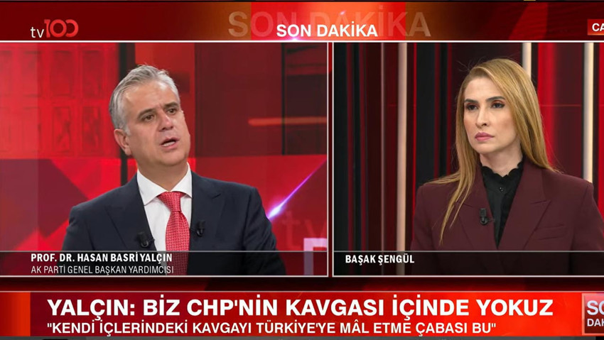 AK Parti Genel Başkan Yardımcısı Prof. Dr. Hasan Basri Yalçın, tv100'de: Biz CHP'nin içindeki kavgada yokuz - Resim : 1