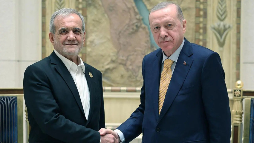 Cumhurbaşkanı Erdoğan'dan diplomasi trafiği! Pezeşkiyan ve Zeydi ile görüştü - Resim : 1