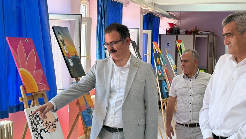 Yıl boyunca hazırlanan eserler ziyaretçilerle buluştu - Resim : 2
