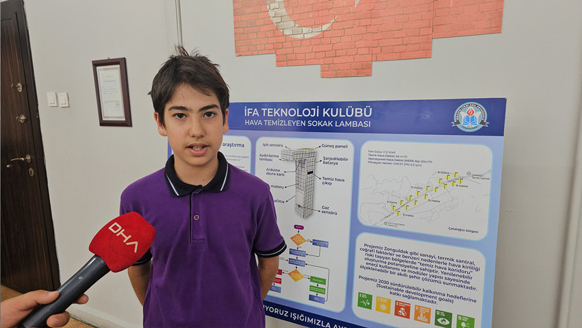 Zonguldak'ta ortaokul öğrencilerinden dünyanın konuşacağı proje! Kimsenin aklına gelmeyeni yaptılar - Resim : 1