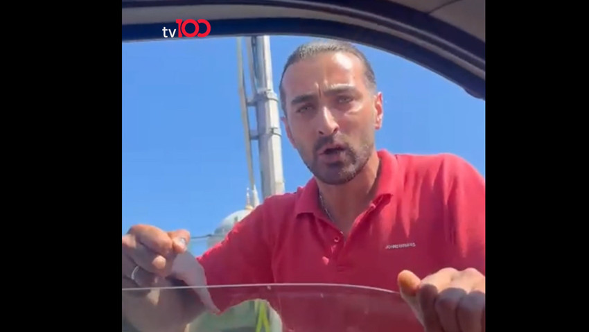 Fatih'te trafik magandası dehşet saçtı: Camı yumruklayıp paramparça etti - Resim : 1