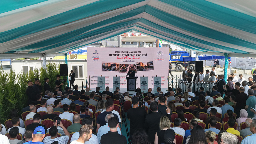 Arnavutköy’de kentsel yenileme hamlesi! 64 konutluk projenin temeli atıldı - Resim : 4