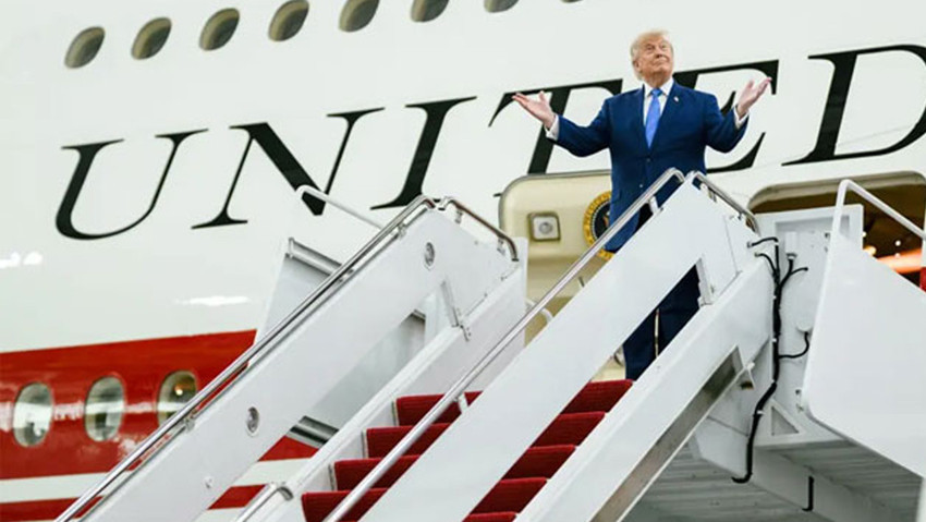 Nükleer savunmalı helikopter, dünyanın en güvenli otomobili ve 1000 kişilik kadro... Trump Ankara'ya böyle geliyor: Uçan Beyaz Saray - Resim : 2