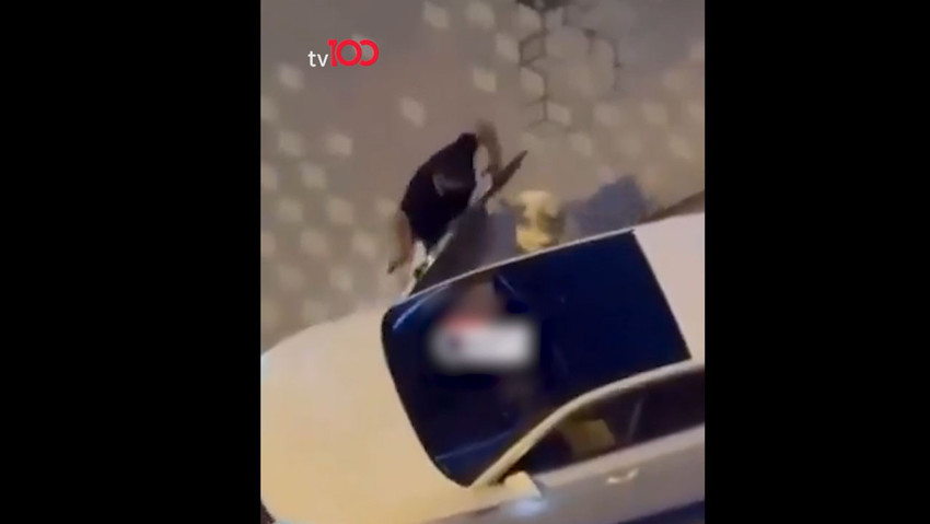 Sokak ortasında terör estirdi: Kadını döverek araca bindirdi, Allah'a küfür etti! 