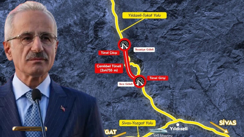 Bakan Uraloğlu duyurdu! Dağı delip geçecekler! Çamlıbel Tüneli ile 13 keskin viraj yok olacak! - Resim : 6