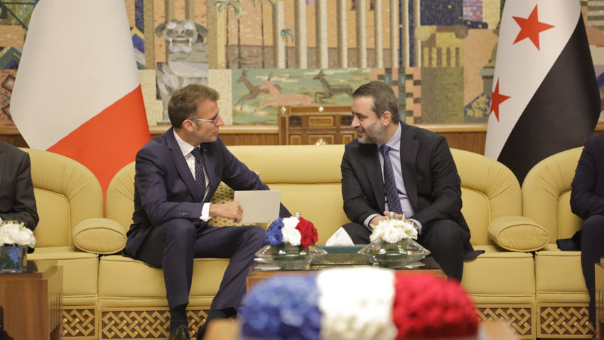 Fransa Cumhurbaşkanı Emmanuel Macron, Suriye'de - Resim : 1