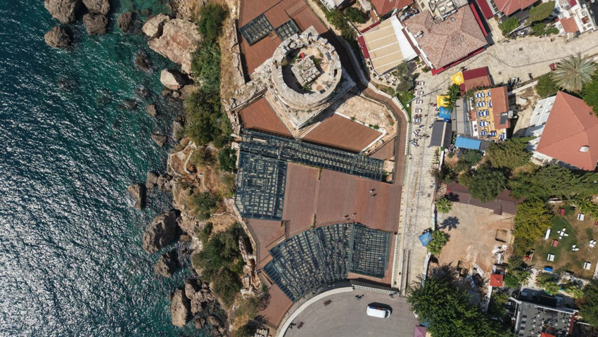 Antalya’nın tarihi simgesi Hıdırlık Kulesi ziyaretçilerini bekliyor - Resim : 4