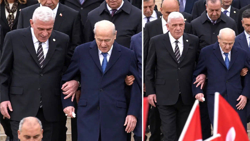 Bahçeli ile Anıtkabir merdivenlerini kol kola inmişlerdi! Müsavat Dervişoğlu'ndan ilk açıklama: Karakterimi değiştiremem - Resim : 1