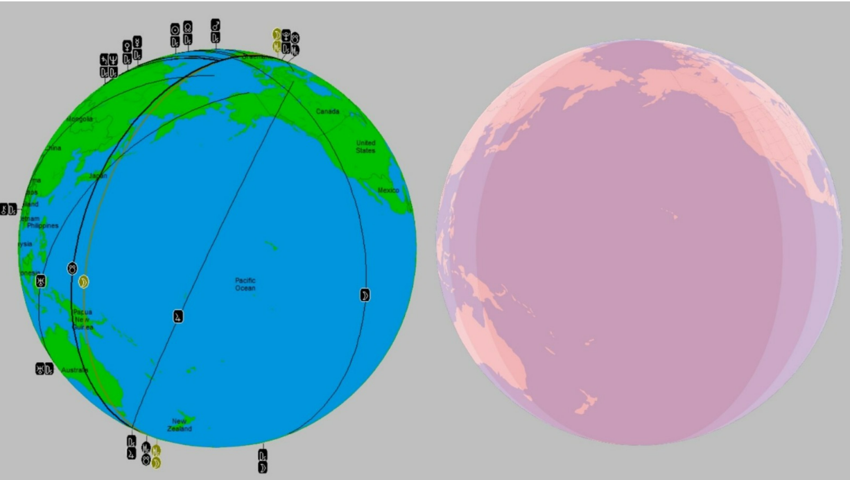 Ay Tutulması; G&ouml;ky&uuml;z&uuml;ndeki G&ouml;lge mi, Yery&uuml;z&uuml;ndeki Kırılma mı? - Resim : 1