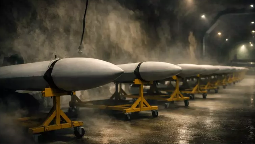 İsrail'e açık tehdit: İran yer altındaki füzelerini gösterdi! - Resim : 3