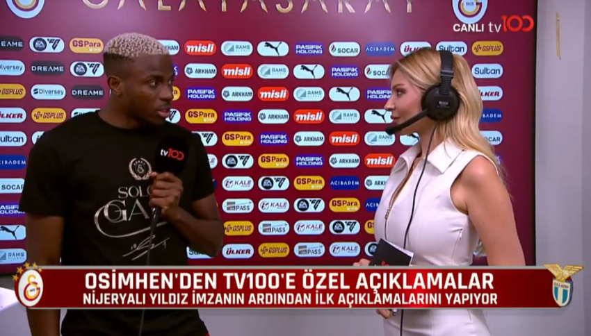 Harika Ertunç'un Osimhen röportajı geceye damga vurdu: İşte özel anların perde arkası! - Resim : 1