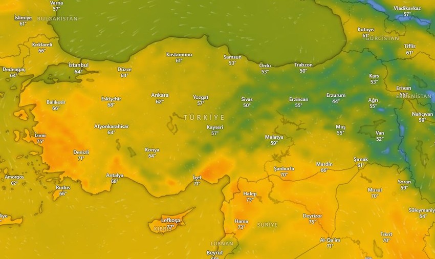 Türkiye'de çarşamba gecesi bu tablo tamamen değişecek. Perşembe böyle olacak - Resim : 1