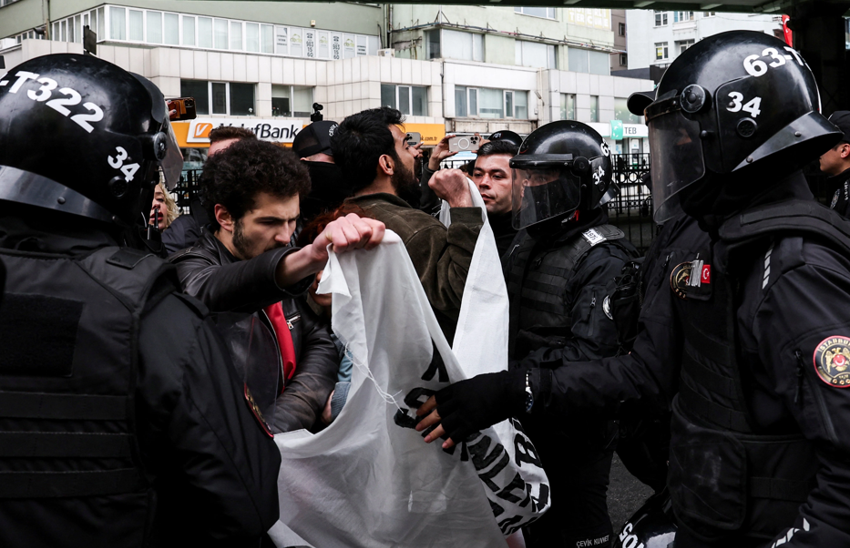 İşçiler 1 Mayıs'ta meydanlarda: Beşiktaş ve Şişli'de gözaltılar var! İşte İstanbul'da son durum - Resim : 6