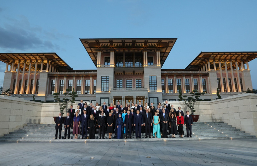 CANLI | Dünyanın gözü Ankara'da! Külliye'de NATO Zirvesi Resepsiyonu! Geleneksel aile fotoğrafı çekildi - Resim : 3