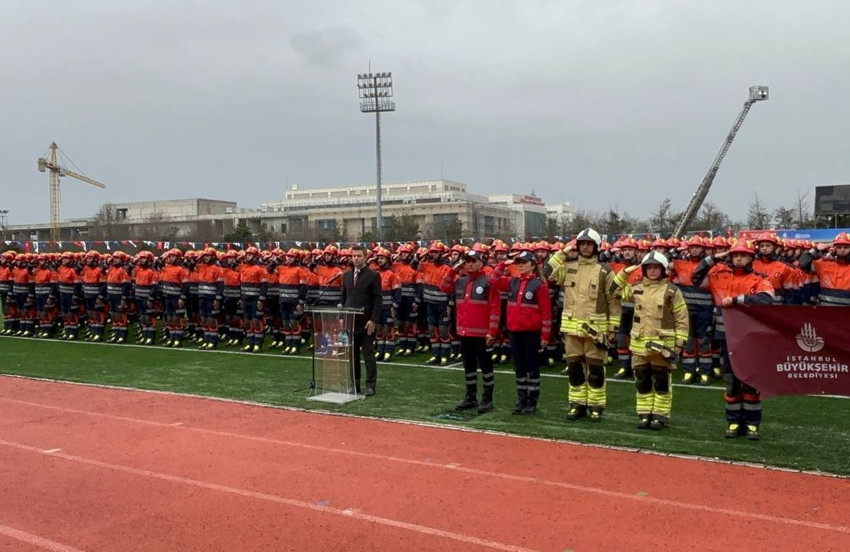 İBB’de 578 yeni itfaiyeci göreve hazır! - Resim : 1