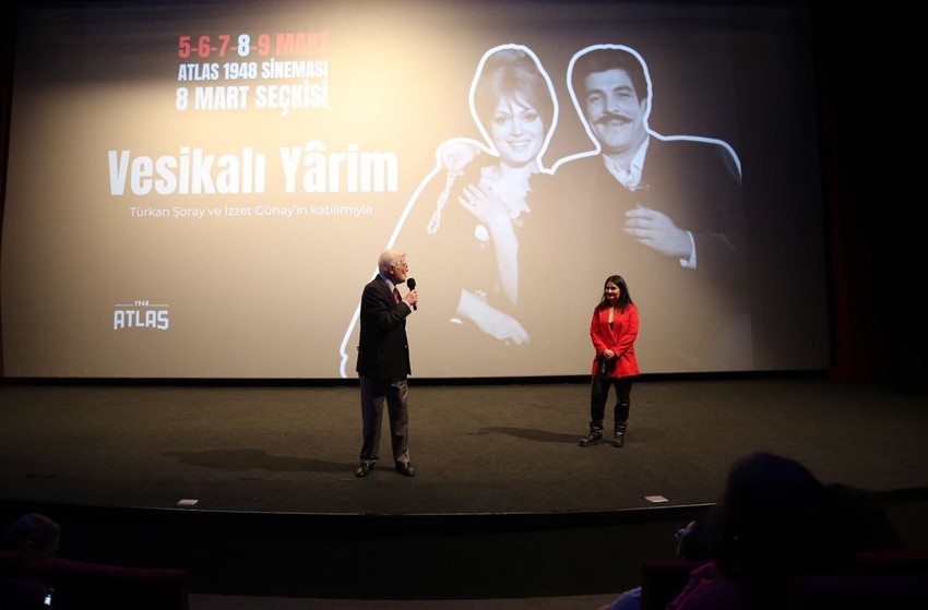 Yeşilçam'ın efsane oyuncuları Türkan Şoray ve İzzet Günay, 57 yıl sonra "Vesikalı Yarim" için buluştu - Resim : 5